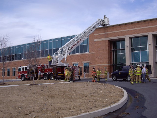 Roof fire in Eagleview. March 2006